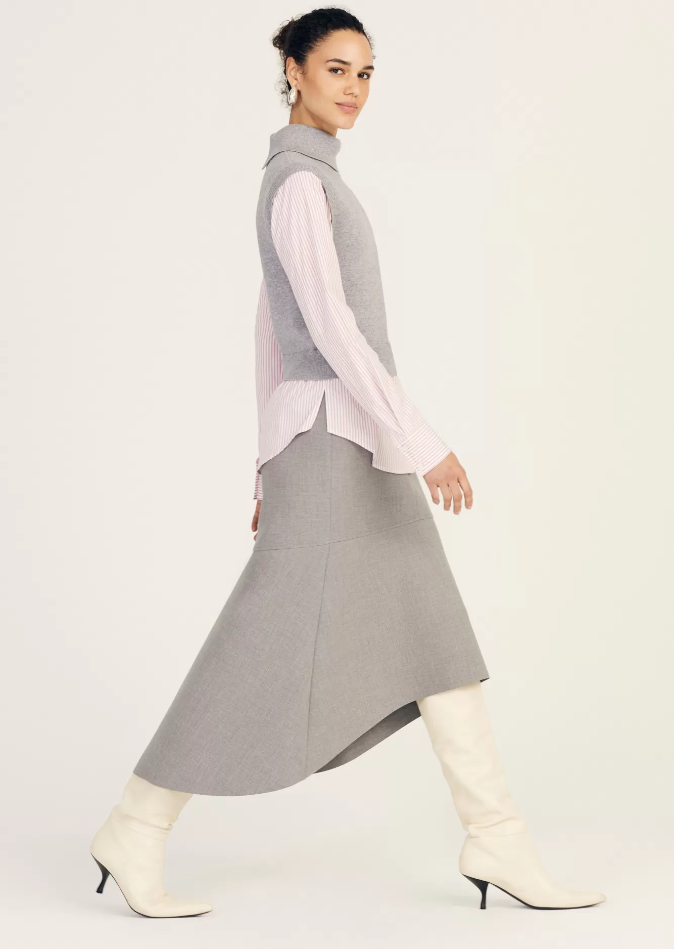 Derek Lam Aissa Mixed Media Top Online