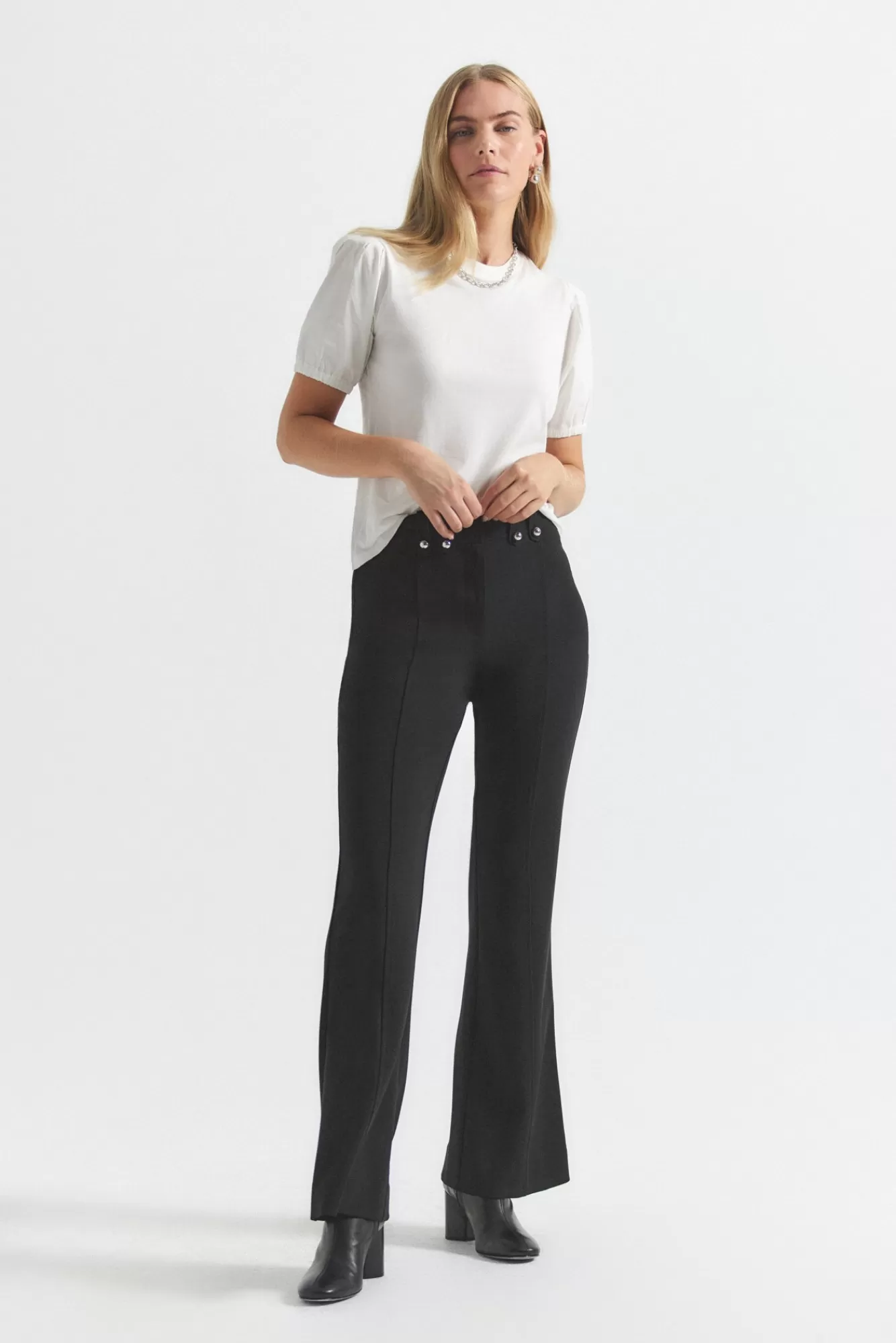 Derek Lam Dawson Flare Trouser Black Outlet