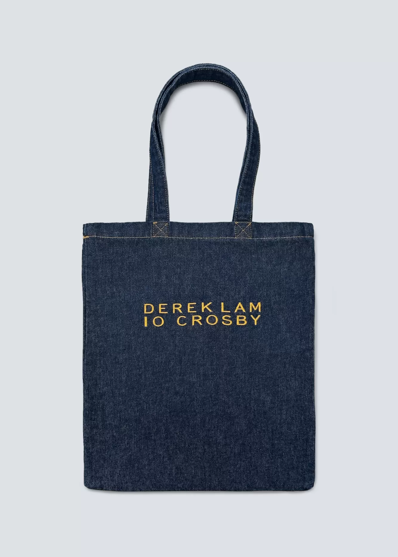 Derek Lam Denim Tote Navy-Blue Sale