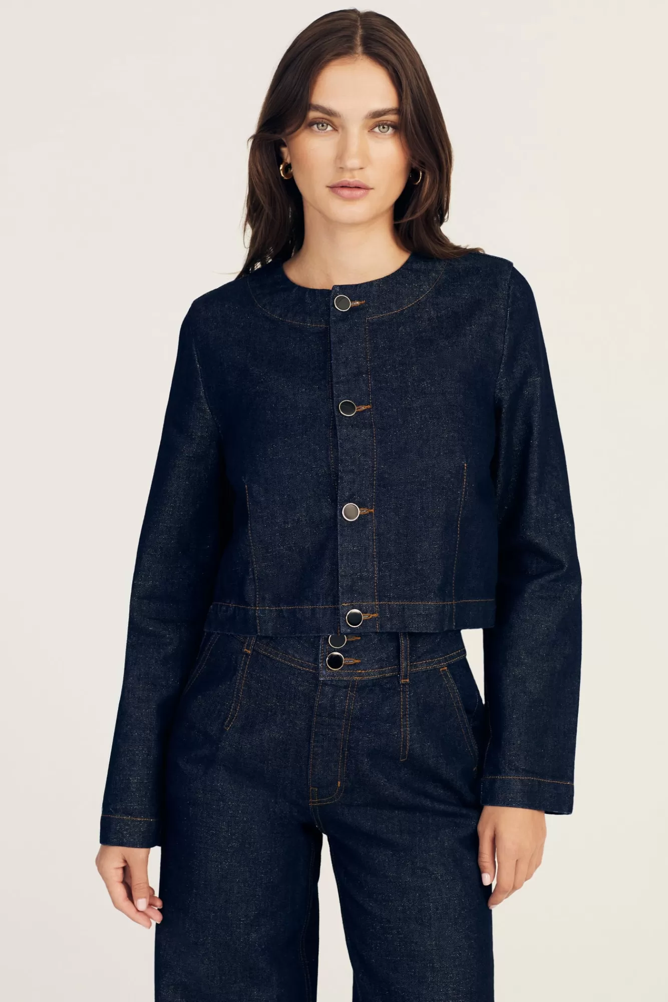 Derek Lam Ezra Button Front Jacket Charme Fashion