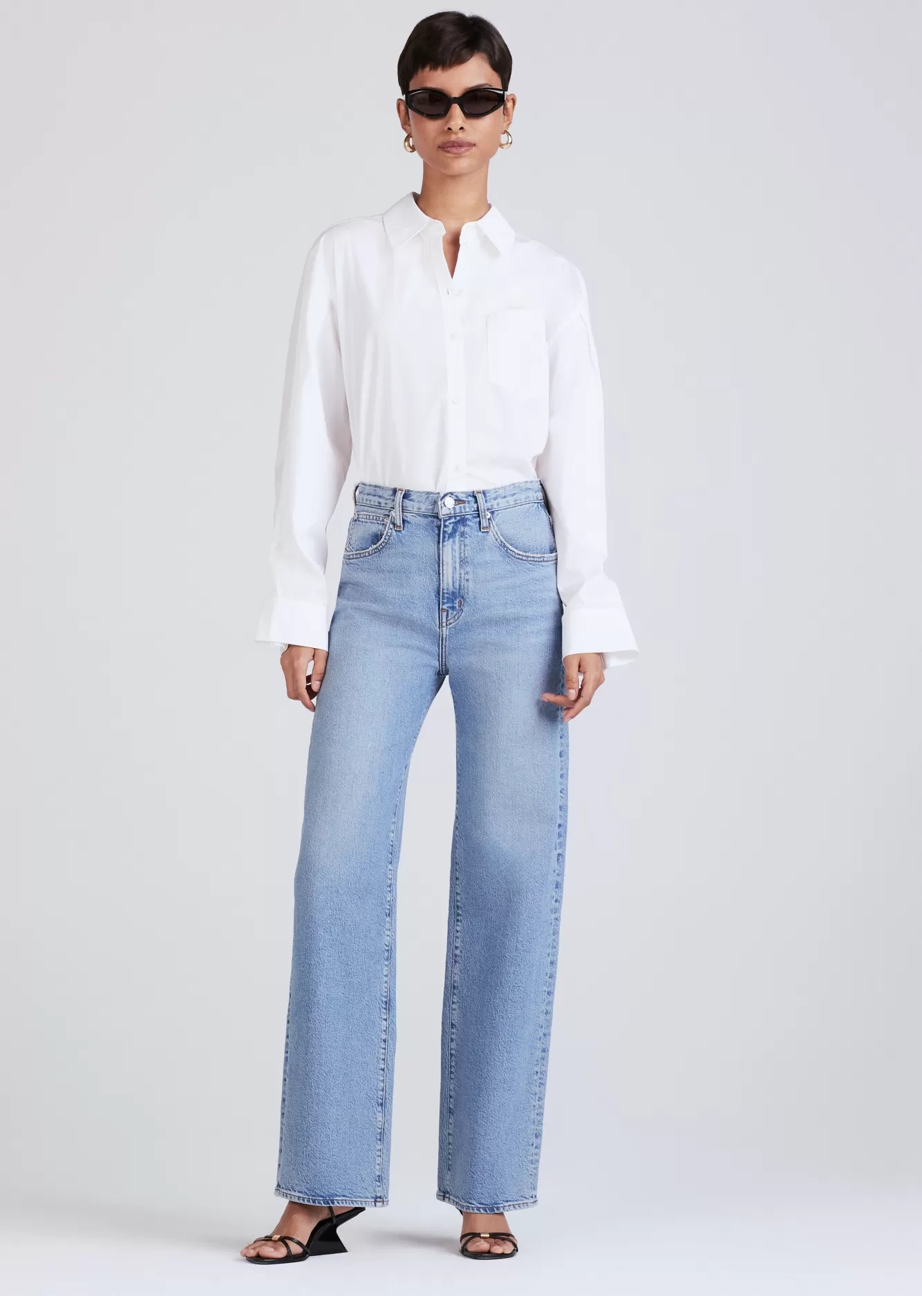 Derek Lam Faye High Rise Tailored Wide Leg Sutton Vintage Outlet