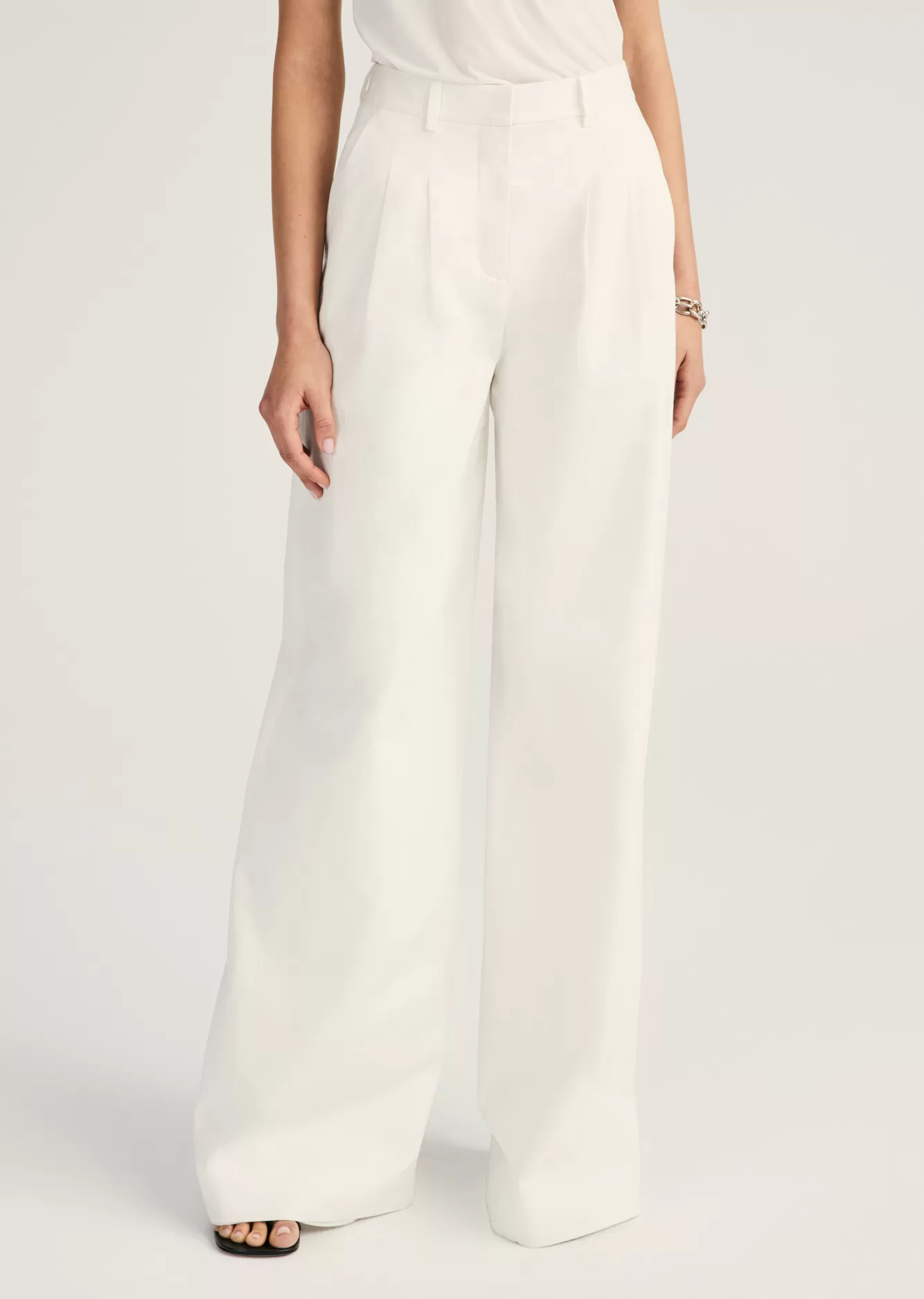 Derek Lam Juliana Wide Leg Pleat Front Trouser Hot