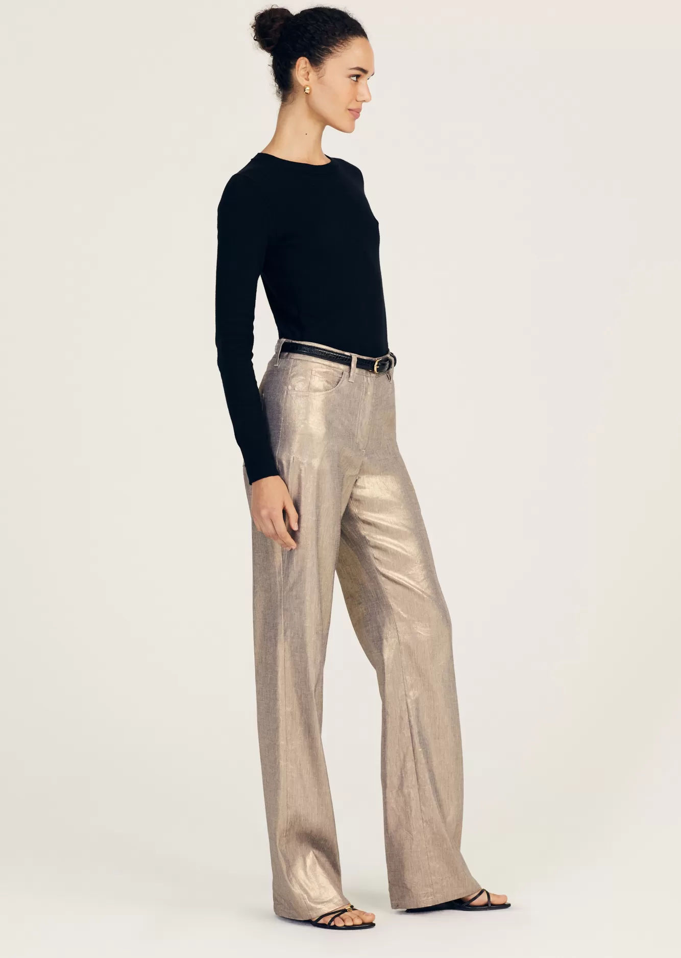 Derek Lam Larissa 5 Pocket Trouser Oro Online