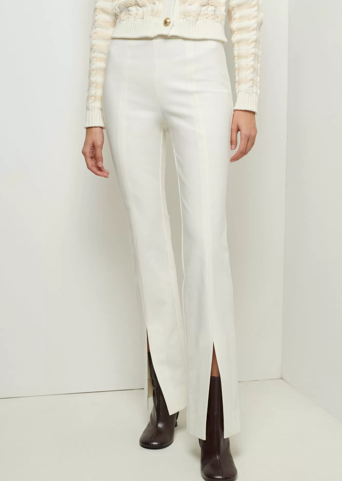 Derek Lam Lucia Front Slit Trousers Store