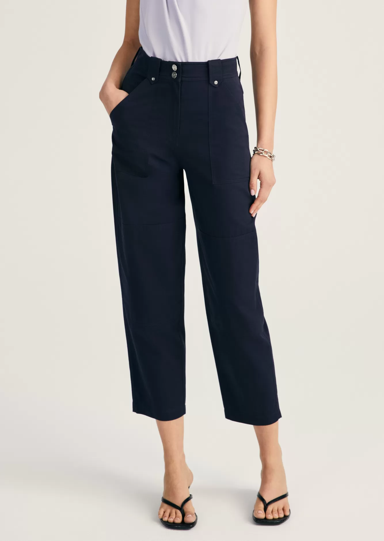 Derek Lam Peirson Utility Pants Night Sky Best