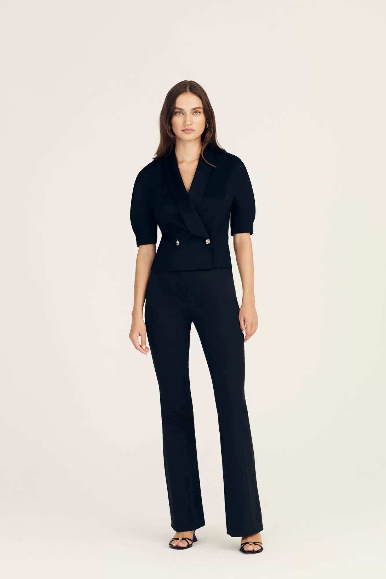 Derek Lam Philippe Short Sleeve Jacket Black Online