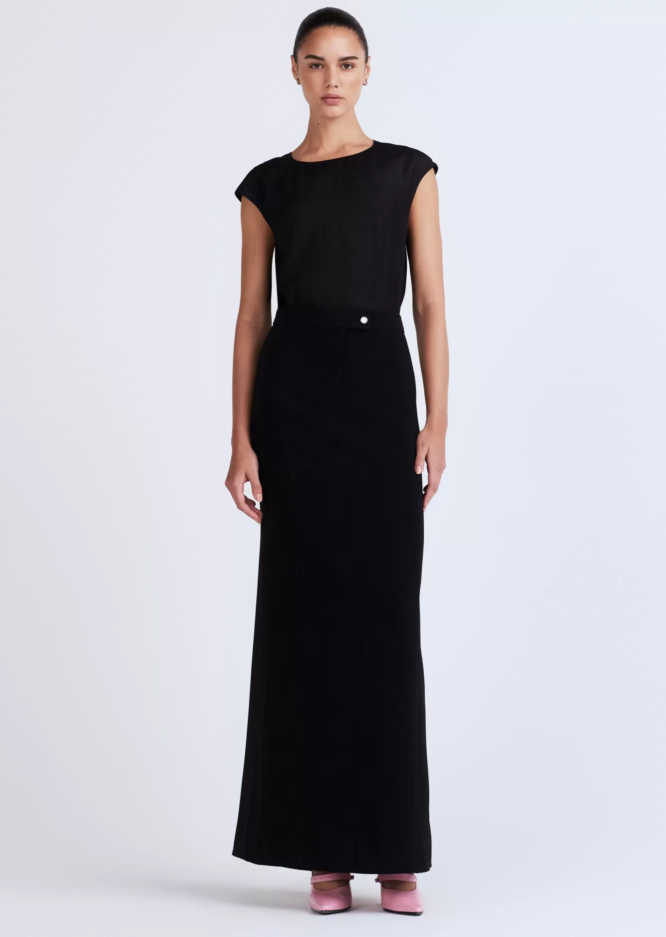 Derek Lam Raye Maxi Skirt Black Discount