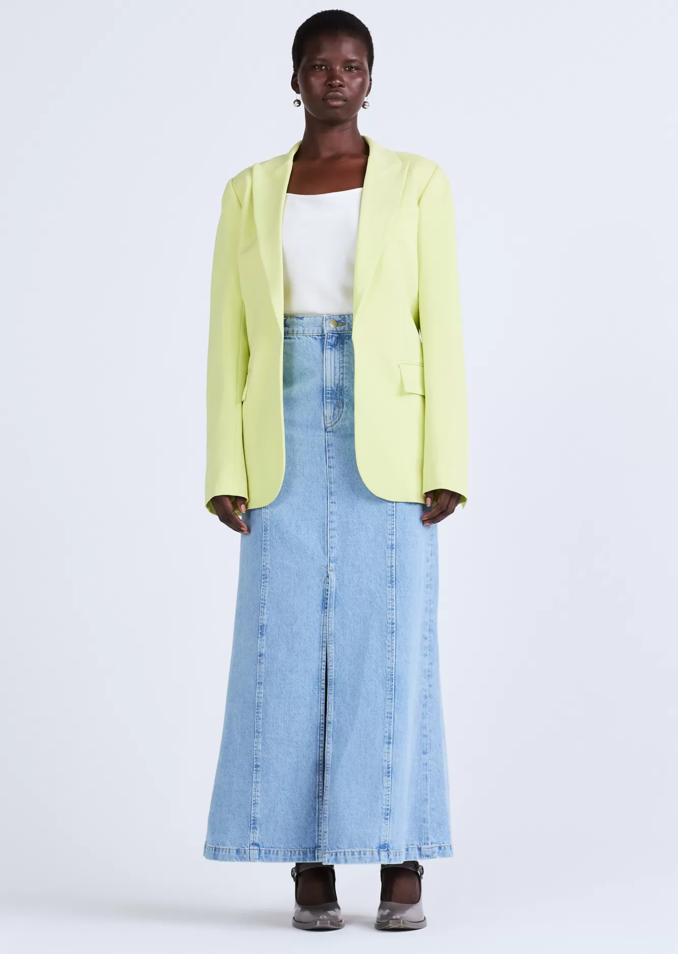 Derek Lam Wilson Relaxed Jacket Celery Cheap